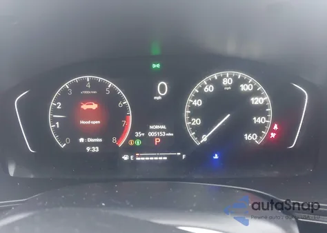 2025 Honda Civic Sport z USA, uszkodzony, nr VIN 2HGFE2F57SH525356